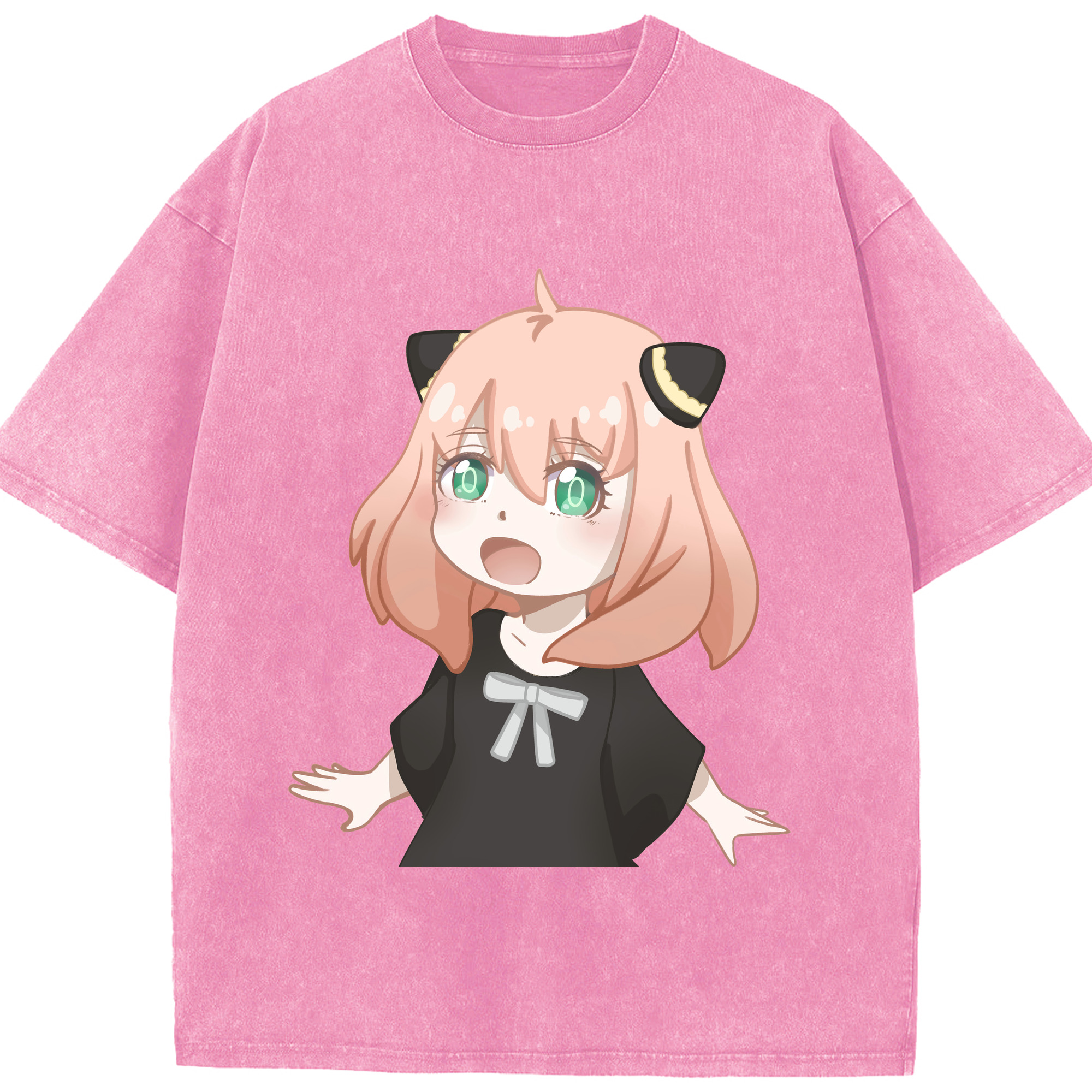 （画像用） SPY×FAMILY间谍家家酒 綿100% ヴィンテージ風 半袖Tシャツ（フロントプリント）